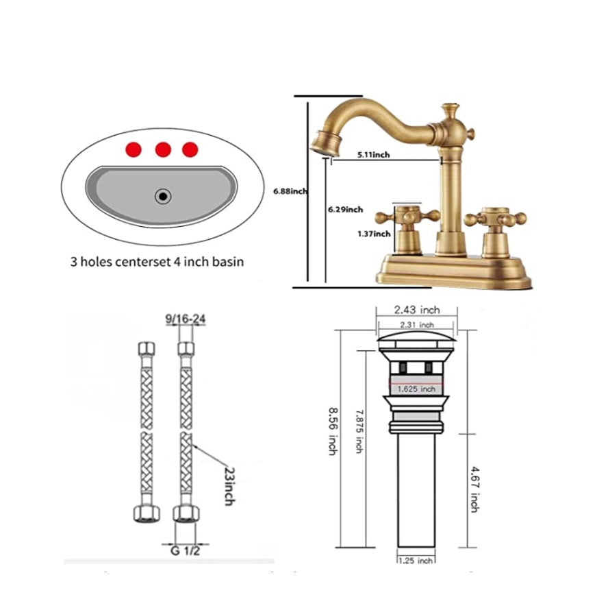 FBK-021 Grifo Palermo, latón cepillado